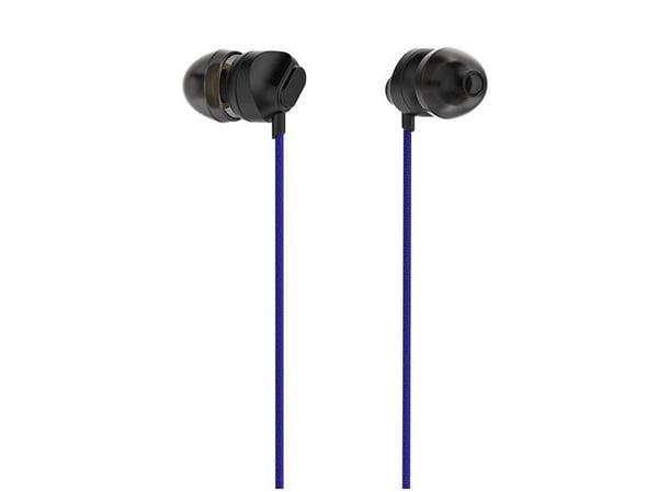 Somostel headphones UNIVERSAL HEADPHONES 3.5 INCH BLUE IN-EAR NOISE REDUCTION SOUND BASS SMS-CS04 BLUE