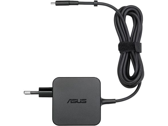 ASUS AC65-00 - Strømadapter - AC 100-240 V - 65 watt - Europa - svart - for Chromebook 12; ExpertBook B9; P5; ZenBook 13; 13 OLED; 14; ZenBook Flip 13