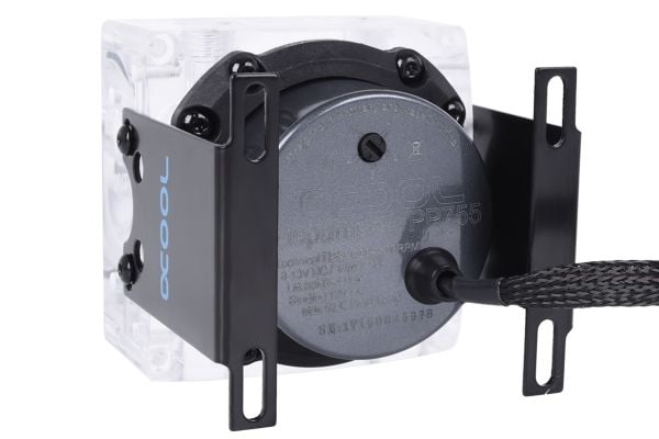 Alphacool Eispumpe VPP755, Pumpe, Akryl glass, Keramisk, Plast, Sort, Sølv, Gjennomsiktig, 83 mm, 80 mm, 87 mm