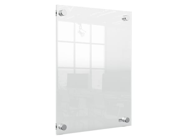 Nobo Premium Plus A4 klar akryl veggmontert plakatramme, 297 x 210 mm, Akryl, Horisontalt/vertikalt, Fiksert