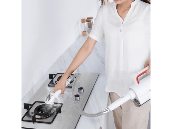 Deerma ZQ610, Dampmopp, 0,23 l, Rød, Hvit, Aluminium, 1600 W, 220-240 V