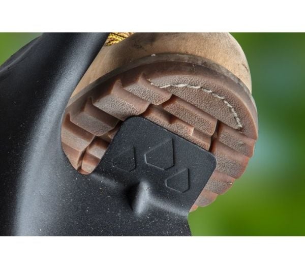 Verto 15G001, Spade, Sort, Grønn, Tre, Round point, Ergonomisk, D-formet, 29 cm