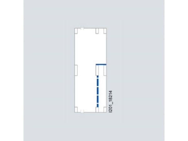 Siemens 8PQ4000-0BA01 8PQ40000BA01 Underinndeling (L x B x H) 800 x 400 x 1600 mm plast hvit 1 stk