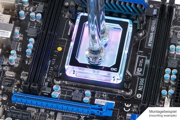 Alphacool 12981, Vannblokk, Akryl, Kopper, Hvit, LGA 2011-v3 (Socket R), LGA 2066, LGA3647-0 (Socket P0), Socket SP3, Socket TR4, Socket sTRX4, 79 ...