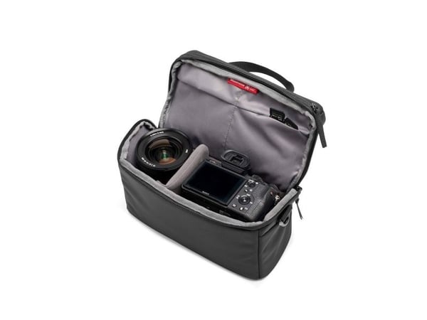 Manfrotto Advanced M III - Skulderveske for digitalfotokamera med linser - syntetisk tøy - svart