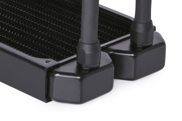 Alphacool Eiswolf 2 AIO, Alt-i-ett væskekjøler, 12 cm, 119,8 m³/t, Svart, Gjennomsiktig