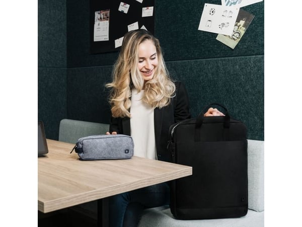 DICOTA Eco Motion - Eske for personlige eiendeler - resirkulert PET-polyester - dongeriblå