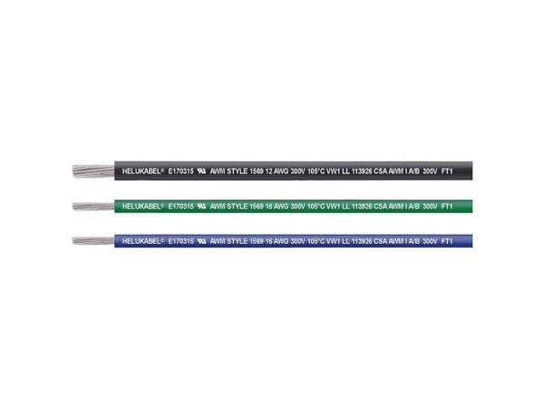 Helukabel 66209-305 Enkeltleder UL 1569 1 x 0.326 mm² Orange 305 m