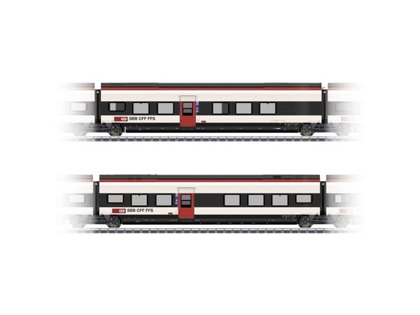 Märklin Add-On Car Set 2 for the Class RABe 501 Giruno, HO (1:87), 15 år, 2 stykker