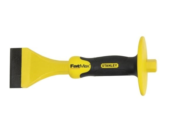 Stanley 4-18-330, Spademeisel, Kromvanadiumstål, Sort, Gult, 255 mm, 55 mm, 1 kg