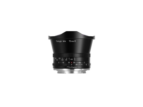 TTArtisan APS-C 7.5mm F2 Fisheye, Bredt fiskeøye, 11/8, Nikon Z