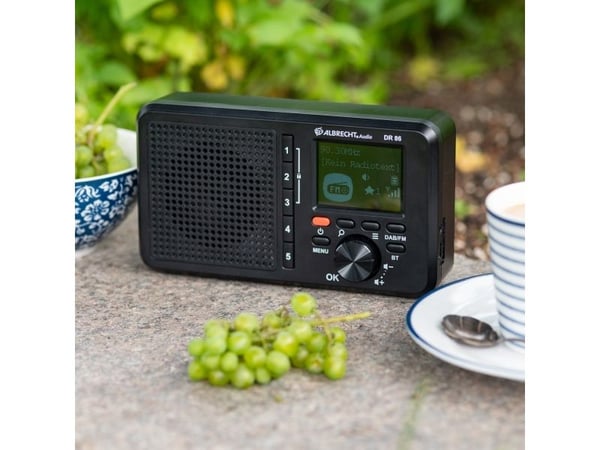 Albrecht DR 86, Personlig, Digital, DAB+, FM, 87,5 - 108 MHz, 174 - 240 MHz, LCD