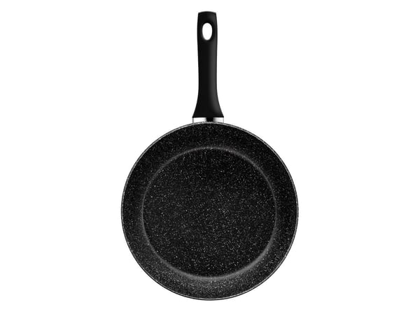 Smile Stardust, Rund, All-bruk panne, Sort, Aluminium, Keramisk, Gass, Halogen, Induksjon, Forseglet Plate, 30 cm
