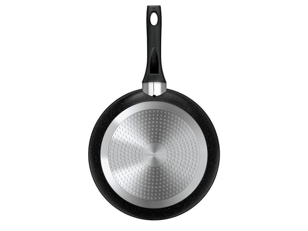 Smile Stardust, Rund, All-bruk panne, Sort, Aluminium, Keramisk, Gass, Halogen, Induksjon, Forseglet Plate, 30 cm
