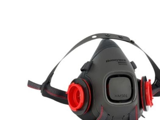 Honeywell halvmaske L - Halvmaske HSP HM500 m/udåndingsventil (ekskl. Twin filter)