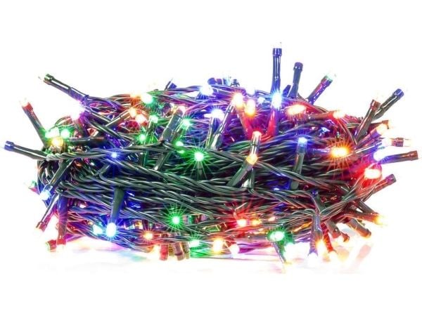 Kalėdų žiburiai Retlux 500 LED spalvos