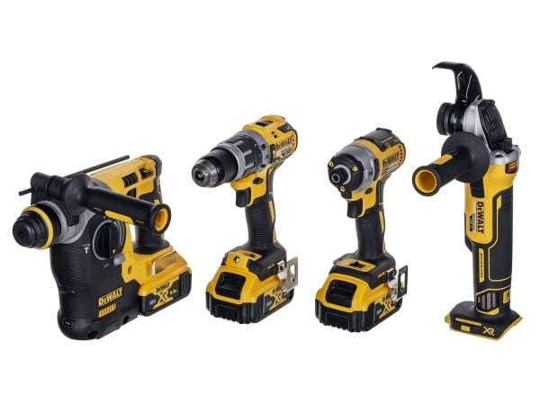 DEWALT. COMBO 18V (DCG405+DCH273+DCD796+DCF887) 3x5.0Ah 2xTSTAK DCK422P3