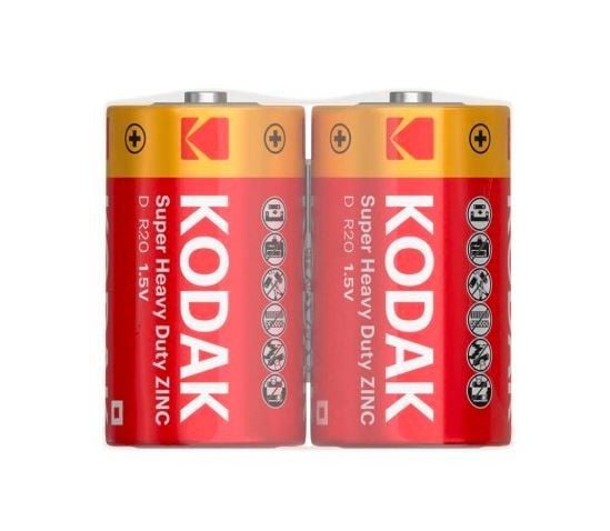 Kodak extra kraftiga batterier D / R20 2 st