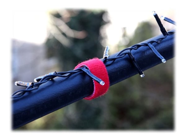 LTC PRO ROLL STRAP - Kardborreremsa - röd