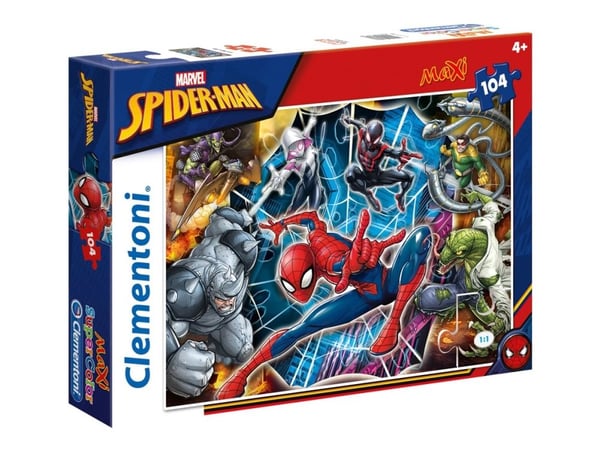 Clementoni SuperColor Maxi - Marvel Spider-Man - puslespill - 104 deler