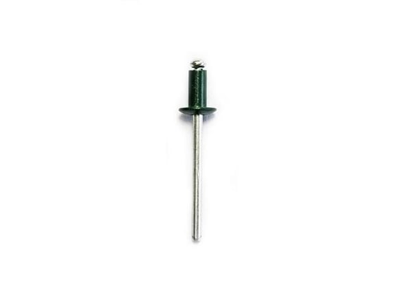 Hushålls-alu-stål domed färgade 4.0x8 - 50 st