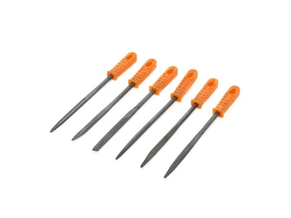 Okko Metal File Set 180 Mm 6Pcs