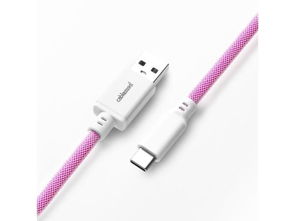 Cablemod CM-PKCA-CWAW-IW150IW-R, 1,5 m, USB A, USB C, Vaaleanpunainen