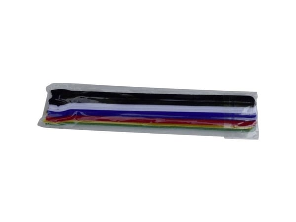 TRU COMPONENTS 804-06-Pussi Koukku- ja silmukkakaapelinside asennusta varten Koukku- ja silmukkakaapelinside staattinen silmukkaosa (L x S) 250 mm ...