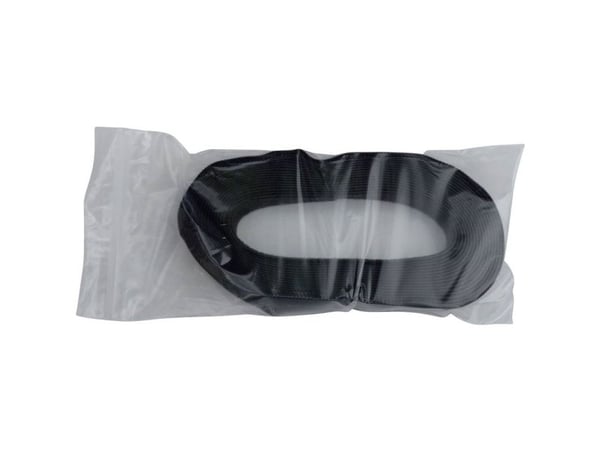 TRU COMPONENTS 697-330-Bag Burrebånd til samling Burrebånd statisk loop del (L x B) 5000 mm x 20 mm Sort 5 m