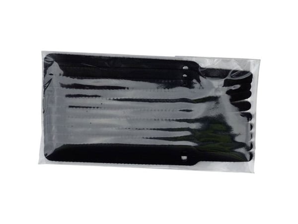 TRU COMPONENTS 800-330 buntband för sladd, statisk loop, svart, 10 st.