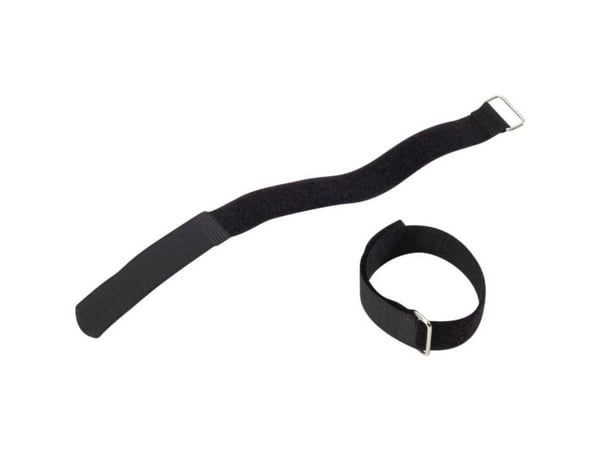 Adam Hall VR4040BLK Kaapeliside valjailla Kaapeliside staattinen silmukkaosa (L x S) 400 mm x 38 mm Musta 1 kpl