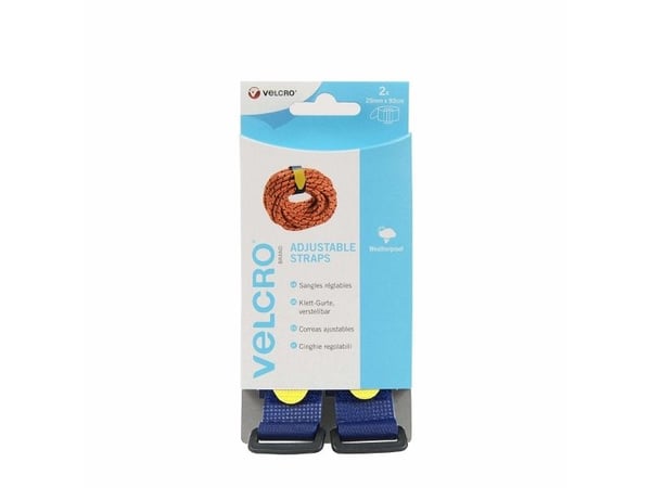 Velcro VEL-EC60327, Sininen, Keltainen, 25 mm, 920 mm, 2 kpl