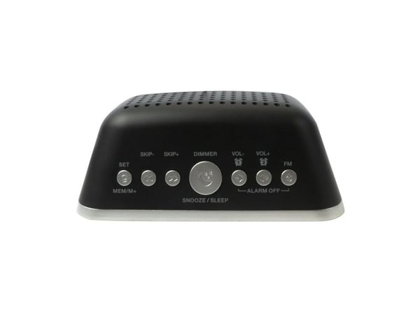 Aiwa CRU-19BK, Digital vekkerklokke, Rektangel, Sort, 12 timers, FM, 87,5 - 108 MHz