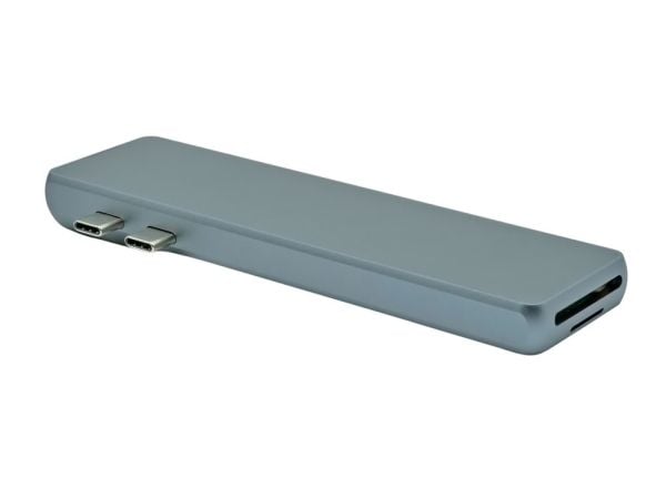 ProXtend 8in1 MultiHub - Dokkingstasjon - USB-C 3.2 Gen 1 x 2 - HDMI - 1GbE - for Apple MacBook Pro