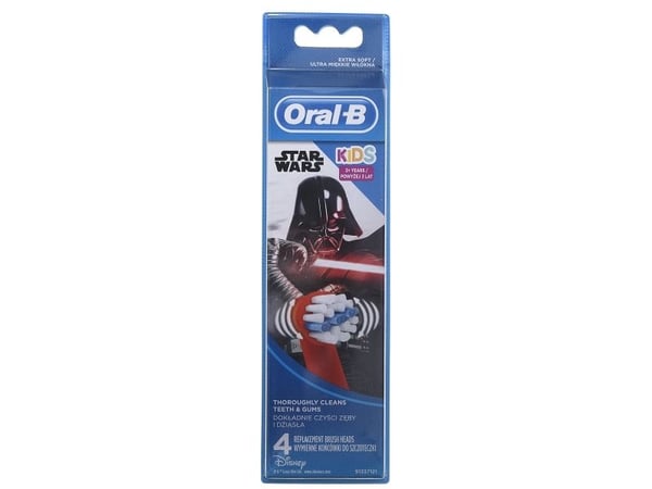 Oral-B EB10S-4 Frozen Monteringsbørster til elektrisk tandbørste 4 stk Hvid