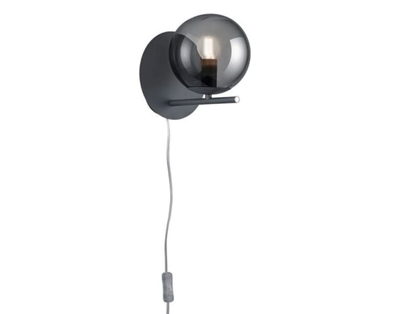 Trio Pure - vegglampe, antrasitt og Savolasi, E14