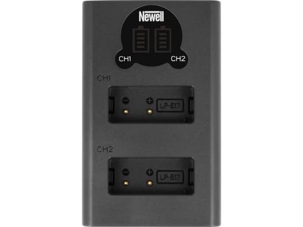 Newell dobbellader til kamera – DL-USB-C for LP-E17-batterier Newell dobbellader til kamera – DL-USB-C for LP-E17-batterier