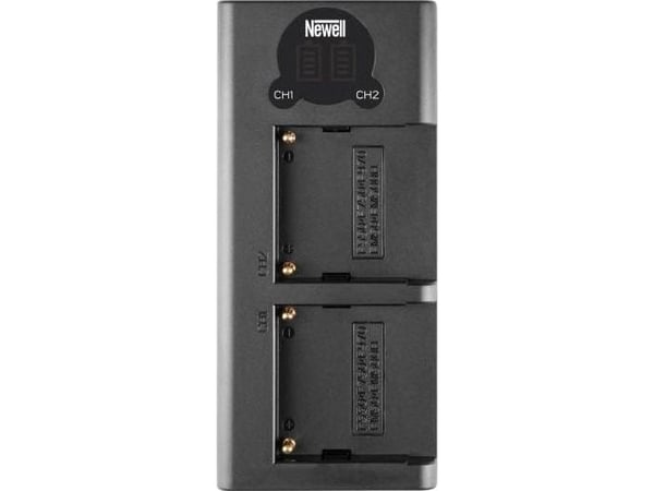 Newell kameralader Newell DL-USB-C to-kanals lader for NP-F550/770/970 batterier