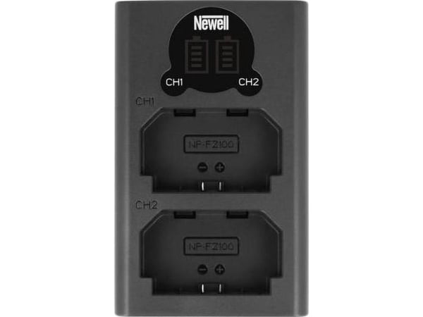 To-kanals lader Newell DL-USB-C NP-FZ100