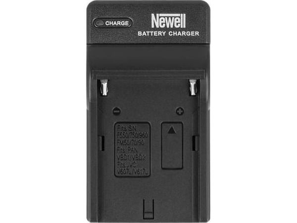 Newell DC-USB-lader for batterier i NP-F, NP-FM-serien