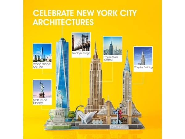 CUBIC FUN CITY LINE 306-20255 3D PALAPELI - NEW YORK