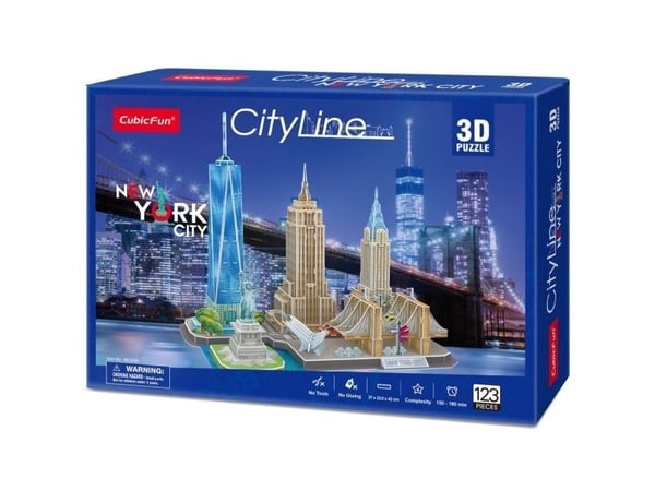CUBIC FUN CITY LINE 306-20255 3D PALAPELI - NEW YORK