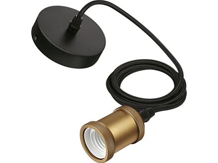 Philips Riipus Retro johto ja pistorasia E27, kultaa