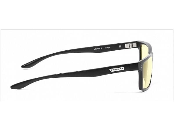 Gunnar Optiks Vertex, Rektangel, Spilling, Polykarbonat, Sort, Nylon-polymer, Rav