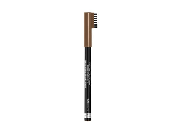 Rimmel Brow This Way Professional Pencil, Ruskea, Brunette, 1 kpl, HYDROGENATED PALM KERNEL GLYCERIDES, HYDROGENATED VEGETABLE OIL, HYDROGENATED PA...