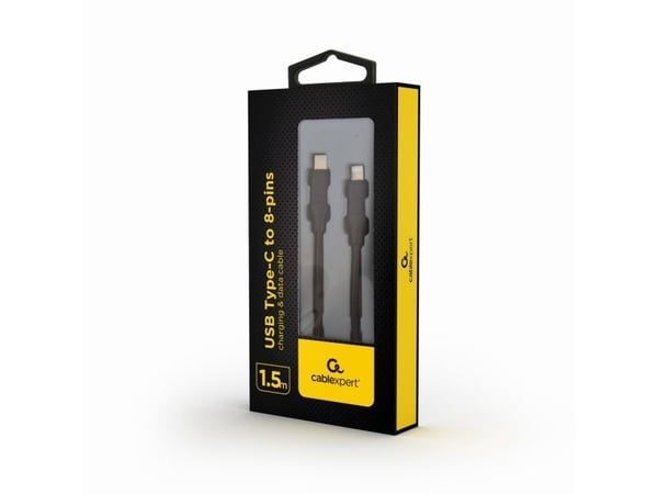 Cablexpert - Lightning-kabel - 24 pin USB-C han till Lightning han - 1,5 m
