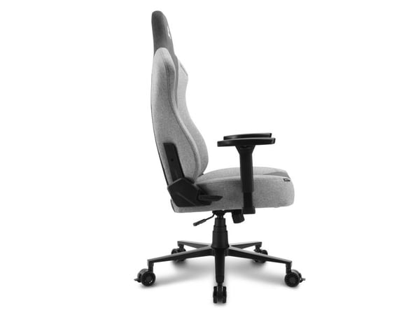 Sharkoon Skiller SGS30 - Spillestol - ergonomisk - høy bakside - armlener - T-formet - tipping - roterende - stoff, aluminiumslegering, høytetthets...