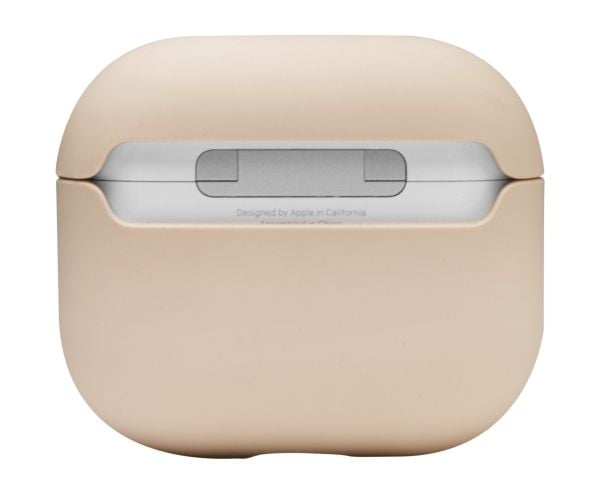dbramante1928 Costa Rica - Eske for trådløse øretelefoner - resirkulert plast, silikon - rosa sand - for Apple AirPods (3. generasjon)