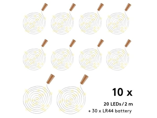 Goobay 49854, Figur, Brun, Sølv, Kopper, Polyvinylklorid (PVC), IP20, Flaske, CE, WEEE