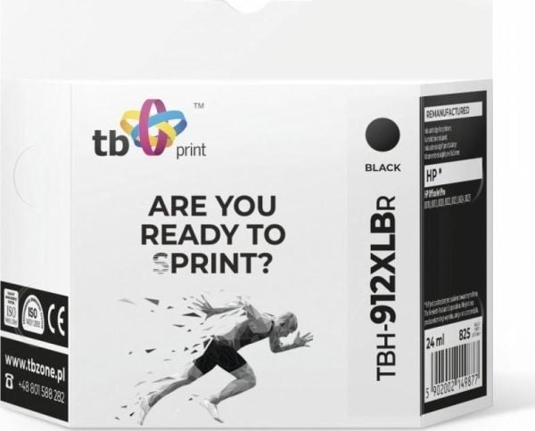 TB blekkpatron til HP OfficeJet Pro 8025 TBH-912XLBR BK (TB)